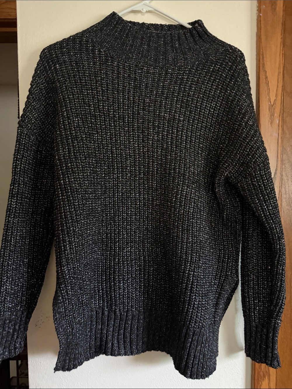 Maurices Charcoal Black Ribbed Turtleneck Sweater